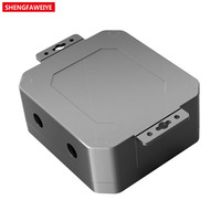 Boîtier de jonction en plastique ABS étanche blanc/noir sablé, niveau de protection IP54, personnalisable, pour extérieur, électronique A46