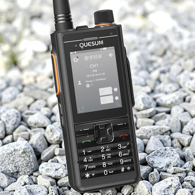 Multiple Mode POC+DMR+Analog UHF Portable POC Radio With GPS Wifi BT Support Realptt Pocstar Zello