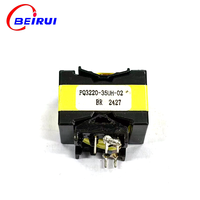 Transformateur Flyback Mini Ferroïte Fermé Haute Fréquence BEIRUI PQ3220-35UH-02 BR2427 PQ3220 Certifié RoHS CE ISO9001 pour l'Alimentation