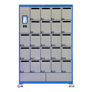 इलेक्ट्रॉनिक लॉक मल्टी-डोर क्लस्टर डिजाइन के साथ कस्टम स्टील अपार्टमेंट मेलबॉक्स - Product Image 2