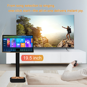 جهاز كاريوكي 4 في 1 - شاشة لمس 19.5 بوصة، مشغل ذكي بسعة 500 جيجابايت، مثالي للحفلات المنزلية والتجمعات العائلية - Product Image 5