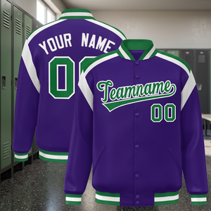 Veste universitaire personnalisée avec logo, vêtements d'extérieur pour équipe de baseball, veste universitaire en satin pour hommes - Product Image 4