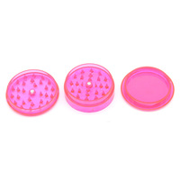Broyeur d'herbes en plastique personnalisé de 60mm Mini petit broyeur d'herbes sèches d'épices à tabac Logo personnalisé Vente en gros