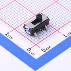 MST-22D18G2 3J Slide Switch SMD Switch Single Pole Double Throw Rectangle Pin Header Gull Wing Type 9.1mm - Product Image 1