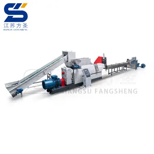 PVC EPS recycle machine double screw granulator hot cutting pelletizing machine