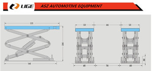 Elevador Hidráulico Tipo Tijera LIGE DS-5E35 3500kg para Centro de Reparación de Automóviles - Product Image 5