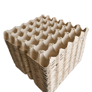 Bảo Vệ Môi Trường Nâu Tái Chế Khay Trứng Và Trứng Flats 30-Cell Bột Giấy Dập Nổi Thân Thiện Với Môi Tấm & Bát Bộ Sưu Tập - Product Image 2
