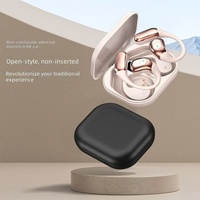 Earphone OWS Bone-conduction Laris Manis untuk 5.0, Model Pengait Telinga, Peredam Kebisingan ENC, Desain Clip-on, Latensi Rendah OWS-Q81