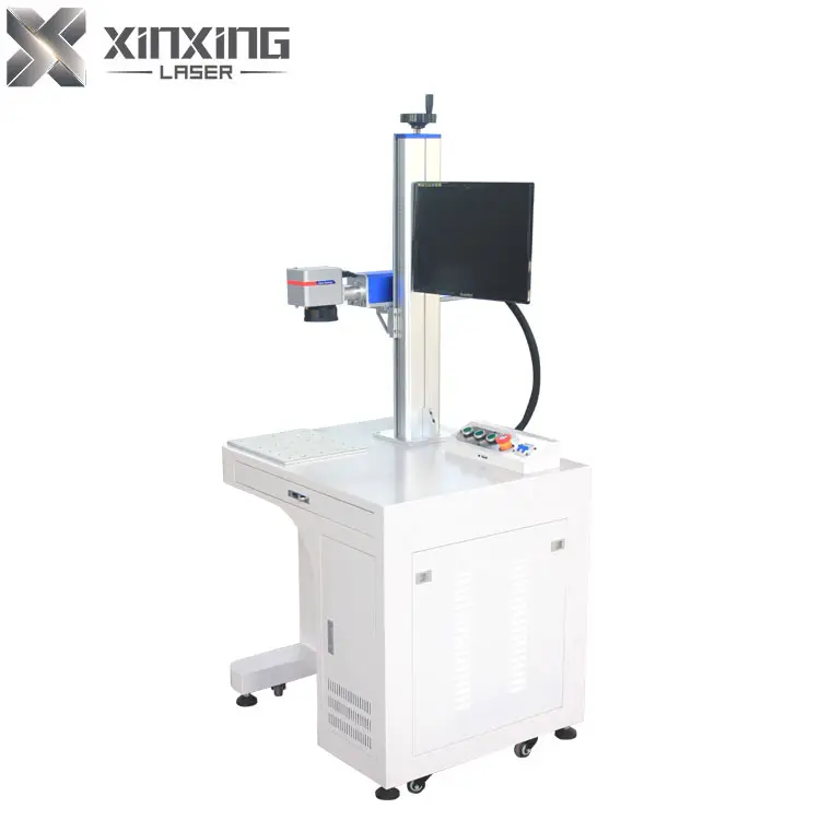 XX cnc Stainless steel marking laser etching machine pvc id card laser printer for stainless steel