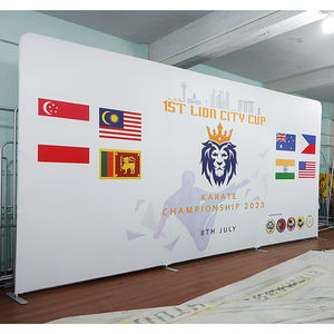 حامل خلفية قابل للسحب كبير الحجم 8×8 قدم للإعلانات في المعارض التجارية والترويج - Product Image 2