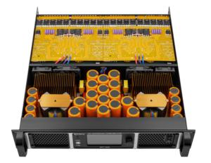 <span class=keywords><strong>Amplificador</strong></span> de potencia 2U de 4 canales 1000W karaoke más salida <span class=keywords><strong>subwoofer</strong></span> estándar de sonido de escenario - Product Image 3