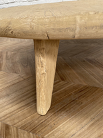 Chinesisches antikes recyceltes Holz beliebt, das rustikalen natürlichen runden Couch tisch verkauft