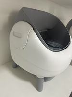 Bac à litière pour chat automatique extra large à nettoyage automatique contrôlé par application avec télécommande, bac à litière intelligent en plastique facile à nettoyer