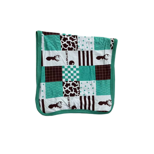 ผ้าเช็ดน้ำลายเด็กพิมพ์ลายใหม่สีสันสดใส ผ้าเช็ดทำความสะอาดนุ่ม ผ้าเช็ดเรอ ผ้าเช็ดเรอจากใยไผ่ - Product Image 4