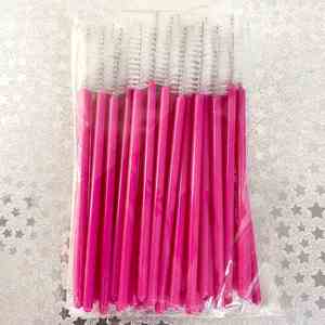 Cepillo de Pestañas de Diamante Barato al por Mayor para Limpieza de Extensiones de Maquillaje, Cepillo de Pestañas Desechable Portátil con Brillo de Cristal, Lindo y Práctico - Product Image 2