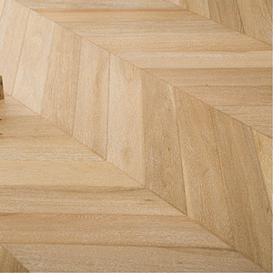 Suelo de Madera de Roble Francés Multicapa de 15 mm y 18 mm, Grado AB, Acabado Mate, Fácil Instalación, con Sistema T&G y Diseño Chevron Ondulado, para Supermercados - Product Image 2