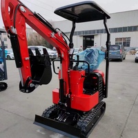 Mini-excavatrice Catapiller de 1 tonne fabriquée en Chine, fabricant d'excavatrices multi-usages, nouvelle excavatrice