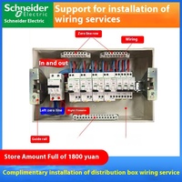 Schneider miniatura IDPNA Vigi ELE 36mm MCB disyuntor plástico 1P N C tipo 10A-40A protección contra fugas 10ka cobre Din Rail