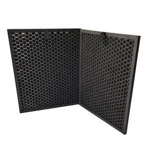 Nouveau filtre à charbon actif en carton, structure en nid d'abeille, efficacité de 90 %, 300 CFM, pour usage domestique, élimination des odeurs et de la fumée - Product Image 1