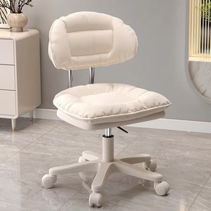Modern Lift <b>Chair</b> Adjustable Swivel Stool with Fabric Seat and Metal Base Ergonomic Design for Computer Makeup <b>Study</b> - Product Image 6