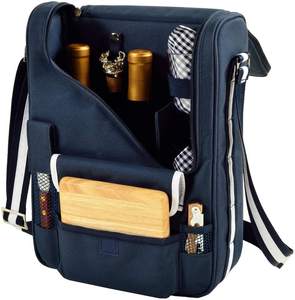 Bolsa Enfriadora de Vino para 2 Botellas, Venta al por Mayor de Fábrica, Bolsa de Transporte de Vino Aislada de Poliéster a Prueba de Fugas - Product Image 4