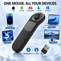 Souris aérienne télécommandée pour vidéo courte, avec pavé tactile et pointeur laser, pour TikTok, téléphone, tablette, ordinateur, TV