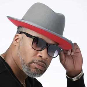 All'ingrosso abito da <span class=keywords><strong>uomo</strong></span> personalizzato Fadora cappelli due colori <span class=keywords><strong>bombetta</strong></span> Homburg Trilby Sombrero Fedora per scene Casual all'aperto - Product Image 1