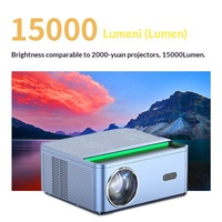 Proyector Portátil TRANSJEE para Conferencias, 1080P HD, 400ANSI Lúmenes, Inalámbrico, Android, Cine en Casa, Enfoque Automático