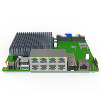 Pfsense InteJ6412 pare-feu carte mère 32g routeur industriel carte mère 8RJ45 1SFP + routeur carte mère pour serveur