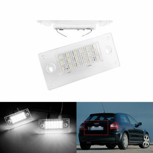 Luz LED para Matrícula de Audi A3 A4, 6000 Lm, Blanca, 12V, Carcasa Transparente, 8D9943021G - Product Image 1