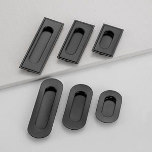 Manijas de Acero Inoxidable para Cajones, Diseño Rectangular Minimalista, Herrajes Antirust para Puertas de Gabinete - Product Image 3