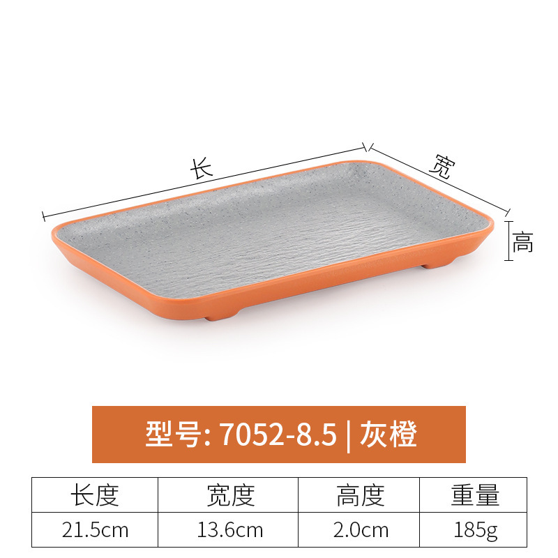 7052-8.5 Gris Orange, Qualité Alimentaire, Épaissi