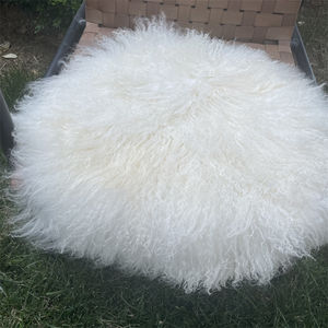 Housse de coussin en fourrure de Mongolie authentique, prix d'usine, fabriquée en Chine - Product Image 5