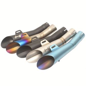 YW695 <span class=keywords><strong>para</strong></span> tubo de <span class=keywords><strong>escape</strong></span> de motocicleta modificado GP HP R6, scooter todoterreno universal, tubo recto <span class=keywords><strong>Akrapovic</strong></span>, sonido retro estilo callejero - Product Image 1