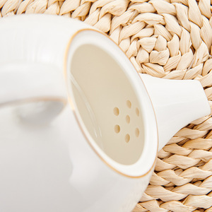 400ML 13.5OZ Bule Branco Pote De Chá De Porcelana e Chá para Um Conjunto Teacup e Pires Set Bules Set for One - Product Image 4