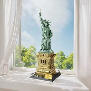 New Arrival 1577pcs DIY lắp ráp bức tượng của tự do nổi tiếng thế giới kiến trúc mô hình đồ chơi khối xây dựng thiết lập cho trẻ em - Product Image 5