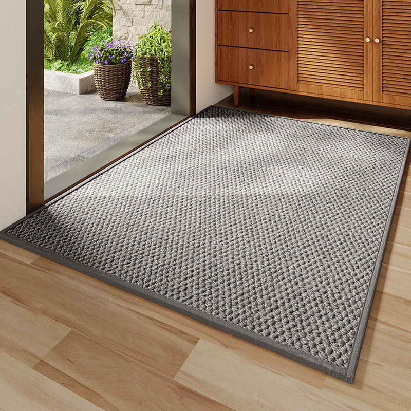 Paillasson en polypropylène - Motif ananas gris