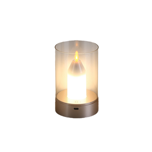 PM Modern Simulation <strong>Candlelight</strong> Charging Small Night Light Birthday Couple Gift <strong>Candlelight</strong> Dinner Hand Waving Induction Magic - Product Image 6