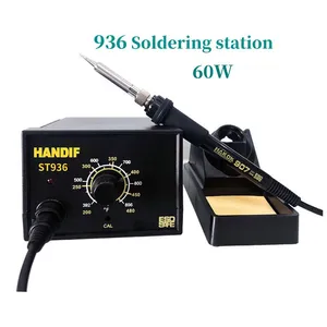 Factory Price ST936 Adjustable Temperature 60W Lead-Free Welding Tools Antistatic Soldering Station Fit 936 soldering iron Tip