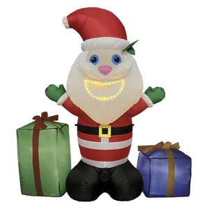 Décorations <span class=keywords><strong>de</strong></span> <span class=keywords><strong>Noël</strong></span> gonflables lumineuses à LED pour la cour, la pelouse, la maison, avec des chansons <span class=keywords><strong>de</strong></span> <span class=keywords><strong>Noël</strong></span>, du Père <span class=keywords><strong>Noël</strong></span> et un <span class=keywords><strong>bonhomme</strong></span> <span class=keywords><strong>de</strong></span> <span class=keywords><strong>neige</strong></span> - Product Image 5