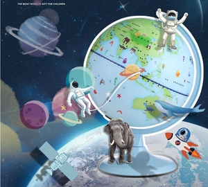 Modelo de enseñanza de geografía <span class=keywords><strong>interactiva</strong></span> de realidad aumentada, globo terráqueo para niños, modelo de enseñanza interactivo divertido AR Globe 3D - Product Image 2