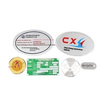 Plaques signalétiques personnalisées plaquées or brillant, peintes, 1 mm, diverses signalétique, logos estampés, badges moulés sous pression, emblèmes métalliques résistants à la corrosion