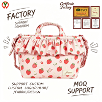 Sac à langer multifonctionnel pour poussette, essentiel pour les parents, mignon, en toile imprimée personnalisée