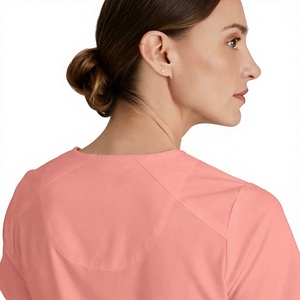 Conjunto de Uniforme Médico con Cuello en V para Mujer, Ropa de Trabajo Cómoda para Enfermería, Logotipo Personalizado - Product Image 5
