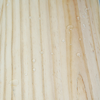 Table de restaurant en bois massif, dessus de table en bois de pin carré de salle à manger de café de taille personnalisée