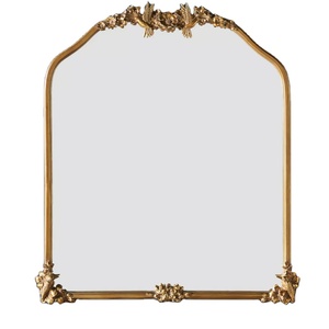 Chất Lượng Cao Tường Treo Gương Nghệ Thuật Nhựa Sang Trọng Sắt Khung Sàn Gương Lớn Đầy Đủ Chiều Dài Gương - Product Image 1