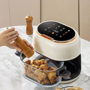 Friteuse à air et four intelligent et moderne de 4 L à grande capacité, appareil multifonctionnel visuel intégré, en plastique - Product Image 5