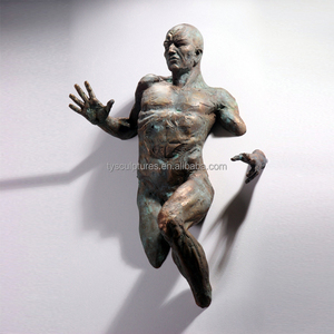 有名な彫像カスタマイズ等身大ブロンズ裸男思考彫刻銅思想家彫像 - Product Image 2