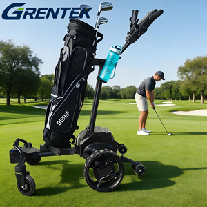Chariot de golf électrique pliable à six roues, capacité étendue, autonomie de 45 km, vitesse de 7 km/h, temps de charge de 3 à 5 heures, batterie Li-ion - Product Image 5