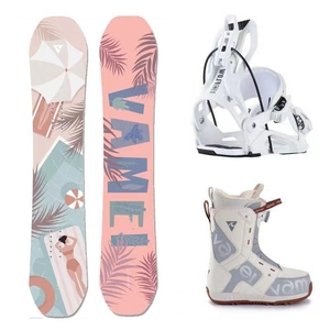 Nouveau design de <span class=keywords><strong>snowboard</strong></span> en bois avec cale <span class=keywords><strong>rocker</strong></span> et camber hybride, vente en gros, avec fixations - Product Image 4